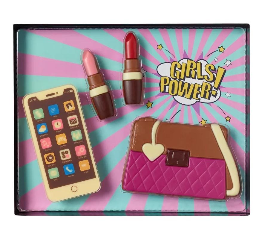 Girl Power Chocolate Cake Topper Set/GIFT BOX – Fierce, Fun and Delicious!