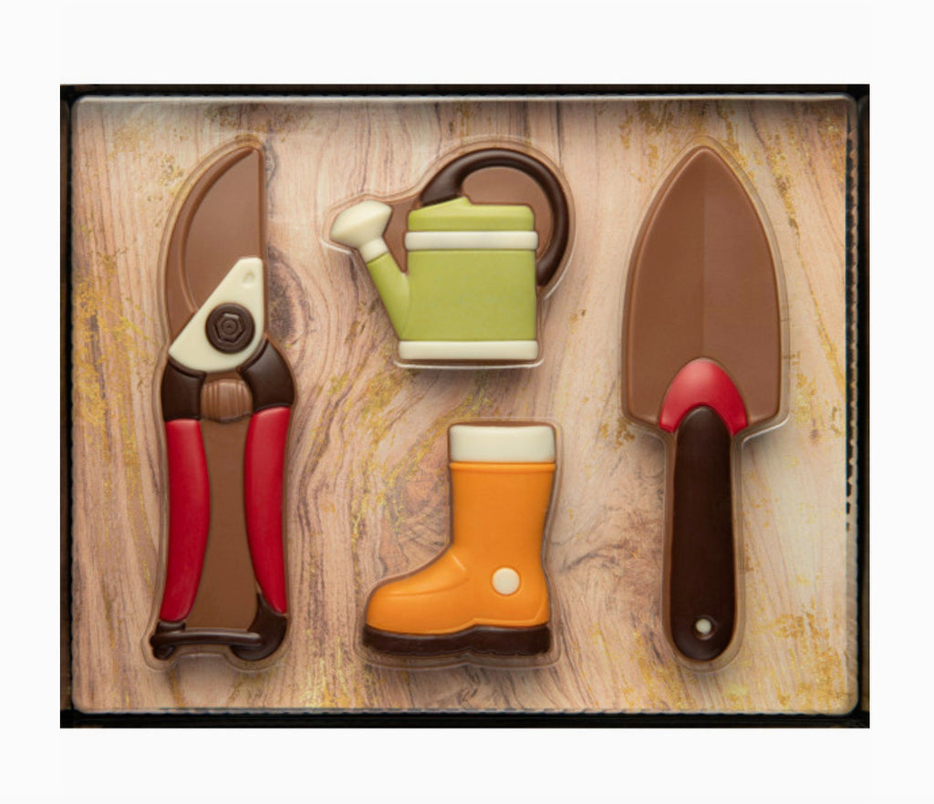 Garden Themed Cake Topper Milk CHOCOLATE GARDEN SET