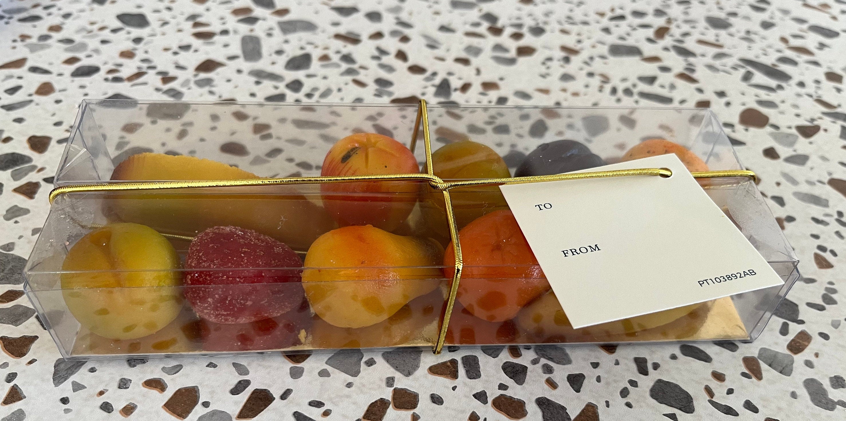 DELICIOUS Marzipan Fruits / 150g Assortment fruits /  perfect gift