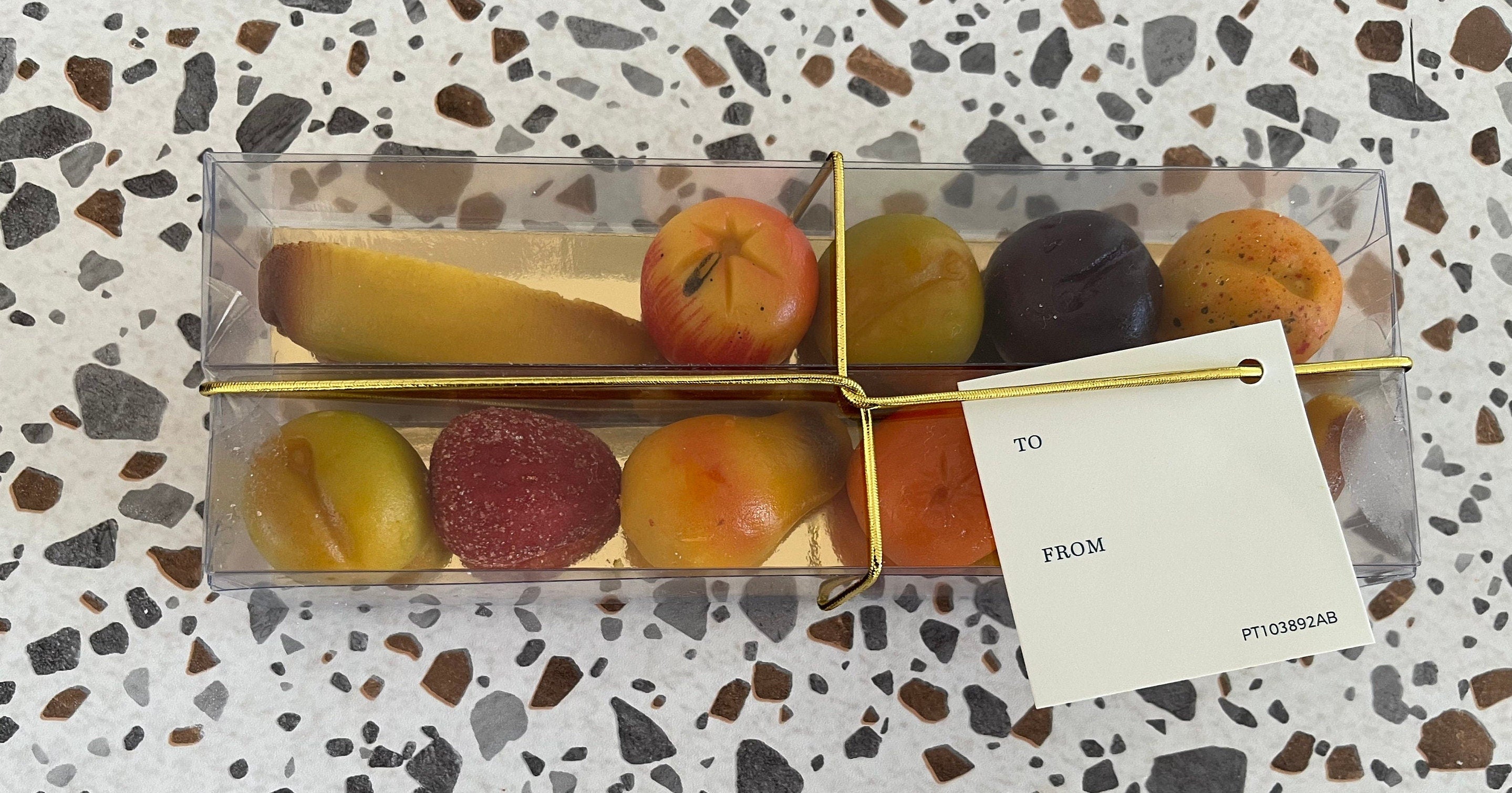 DELICIOUS Marzipan Fruits / 150g Assortment fruits /  perfect gift